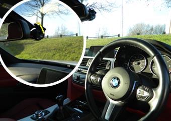 Hard wired dash camera